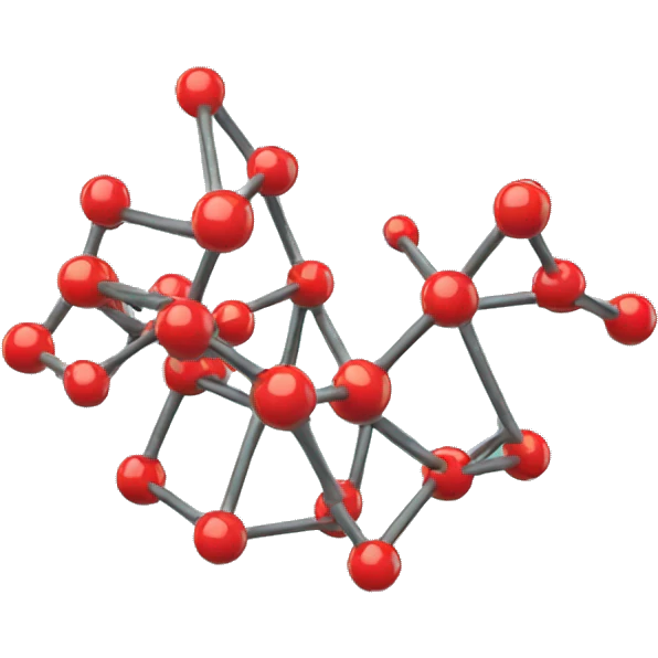 3d molecule emoji