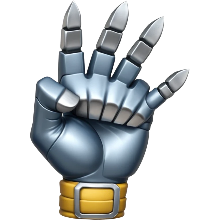 fist with wolverine claws emoji