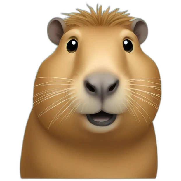 Un capybara emoji