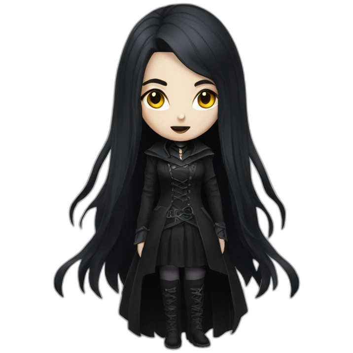 goth warlock girl emoji