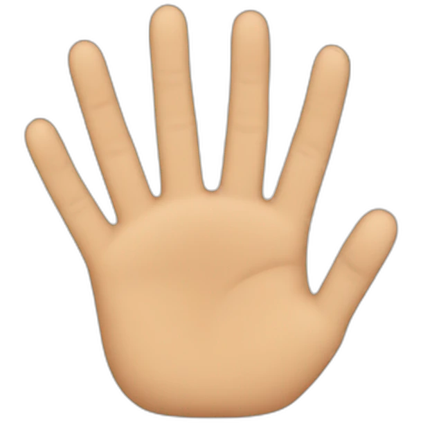 5 fingers emoji