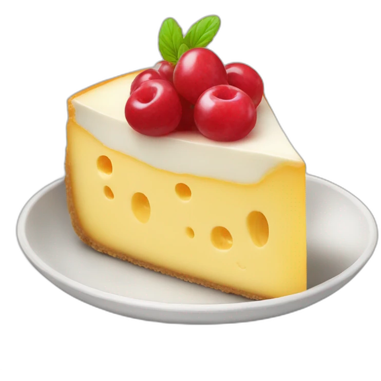 Cheese cake emoji