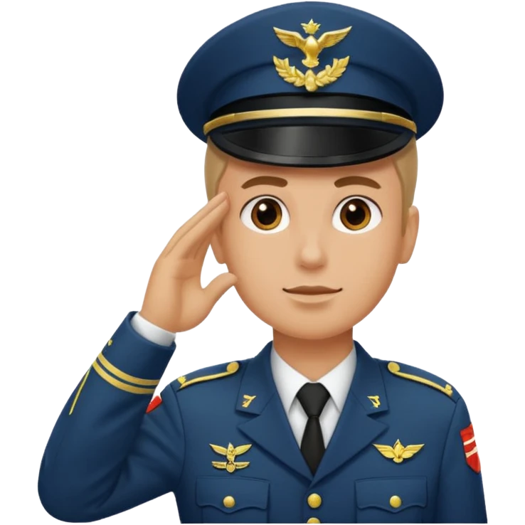 Soldier soluting  emoji