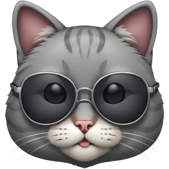 Cat wearing sunglasses emoji