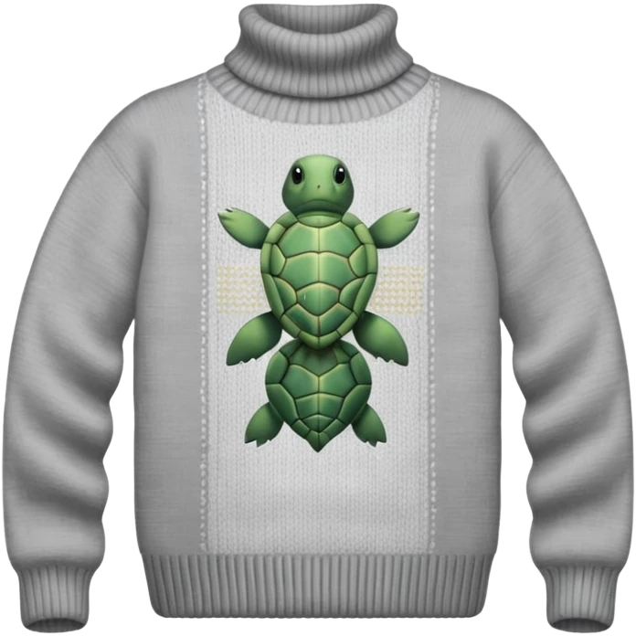 Turtle neck sweater emoji
