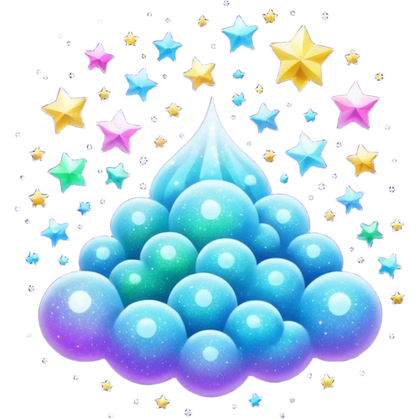 tiny sparkling glitter dust scattered in the air, shining brightly, floating and spreading. Glossy, smooth, soft shadows, white background.



 emoji