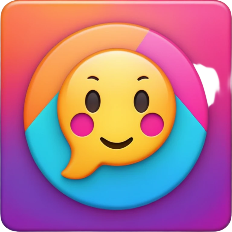 A cool challenging icon emoji