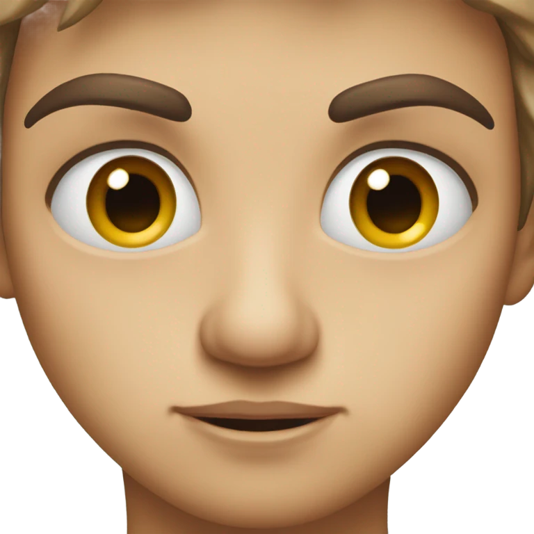 try not to smile by closing his mouth emoji emoji