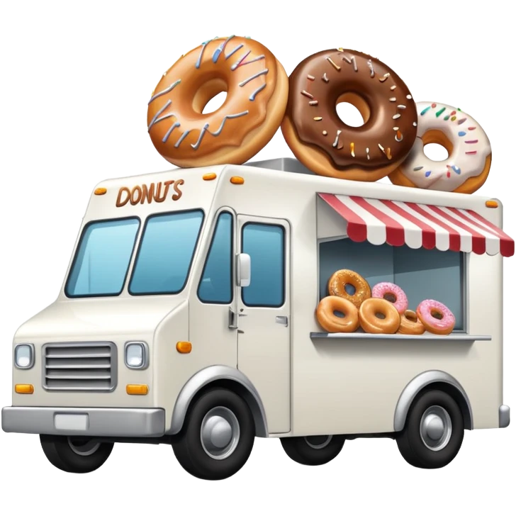 basic donut truck emoji