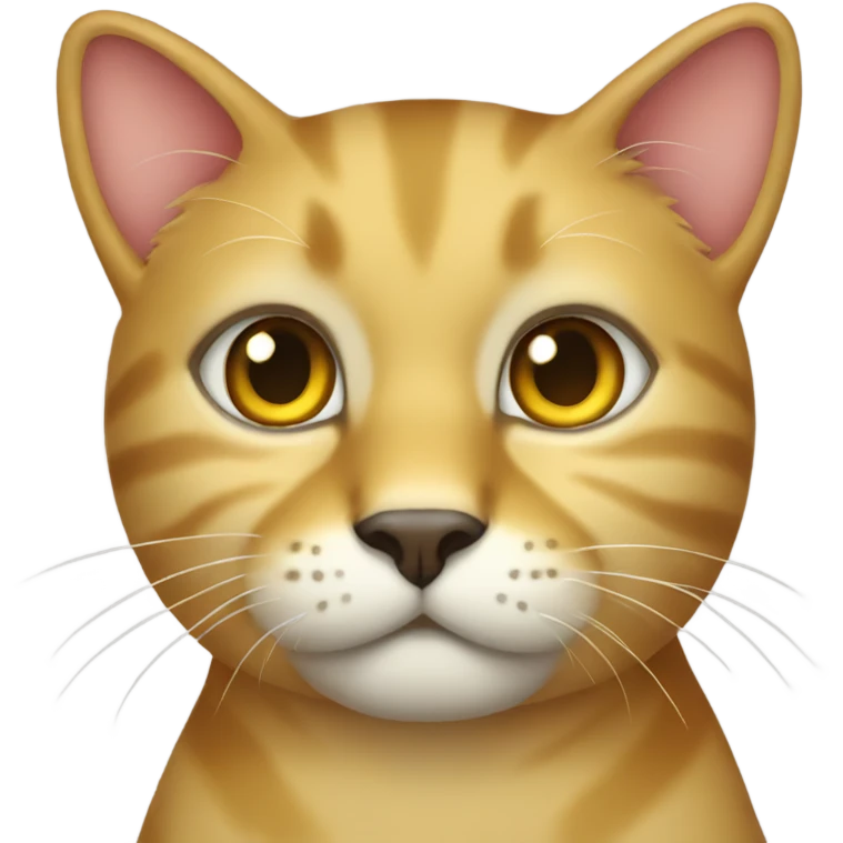 Golden cat emoji