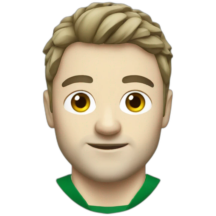 Irish rugby player emoji