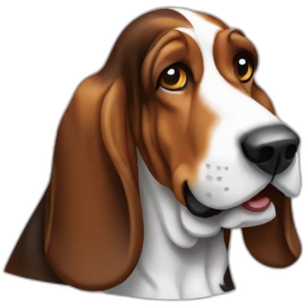 basset hound dog pixel art emoji