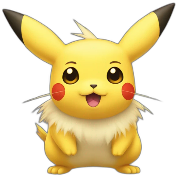 Pikatchu with a big nose emoji