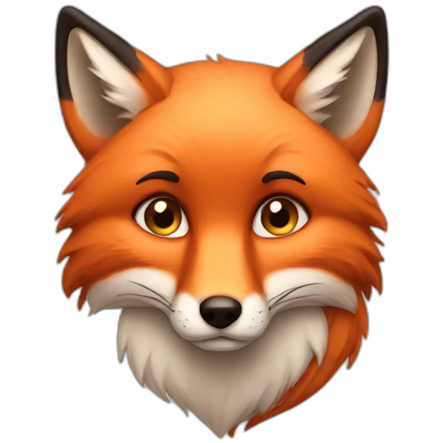red fox sad emoji