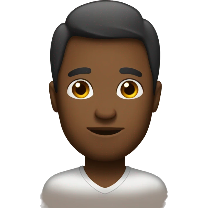 Man waiting for baby to come emoji