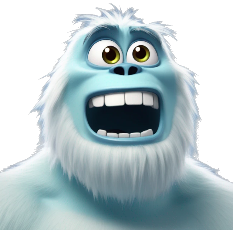 The Abominable Snowman monsters Inc movie Pixar emoji