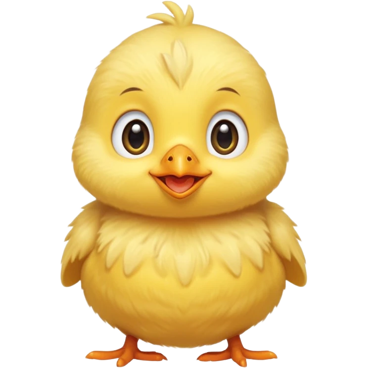 جوجه شیطون

Playful mischievous baby chick Lex, cheeky smile, bright eyes, round fluffy body, emoji style emoji