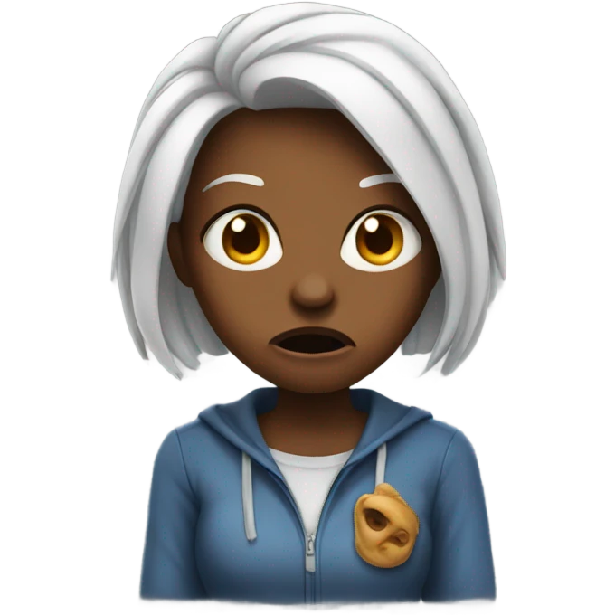 Mad girl  emoji