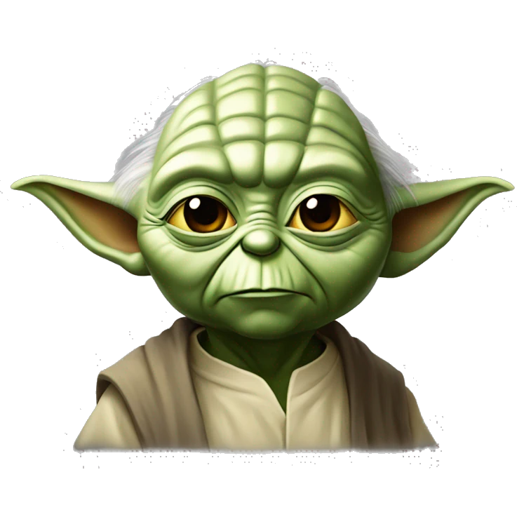 Master Yoda can't find a result emoji