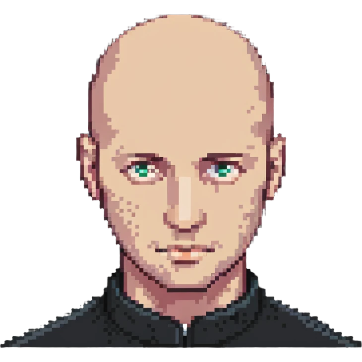 man with a bald spot emoji