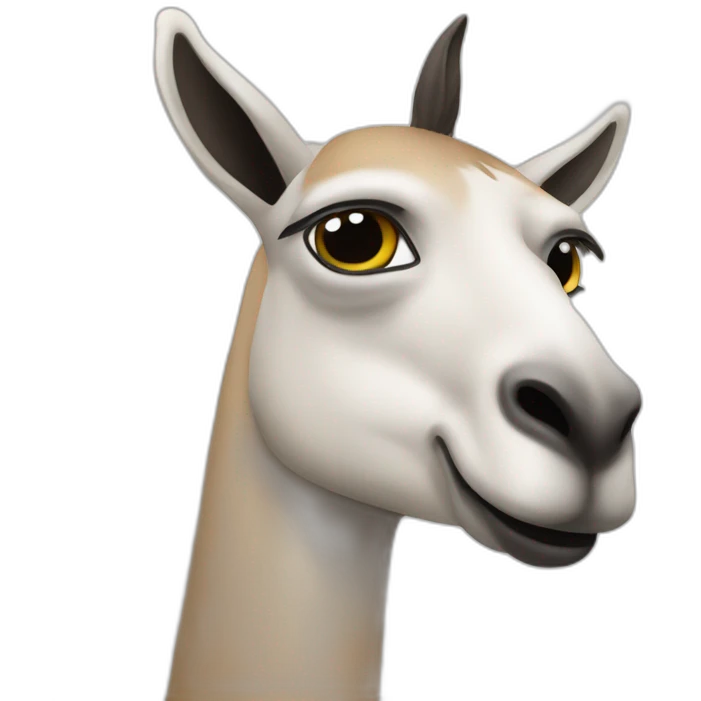 Un lama qui crache sur quelqun emoji