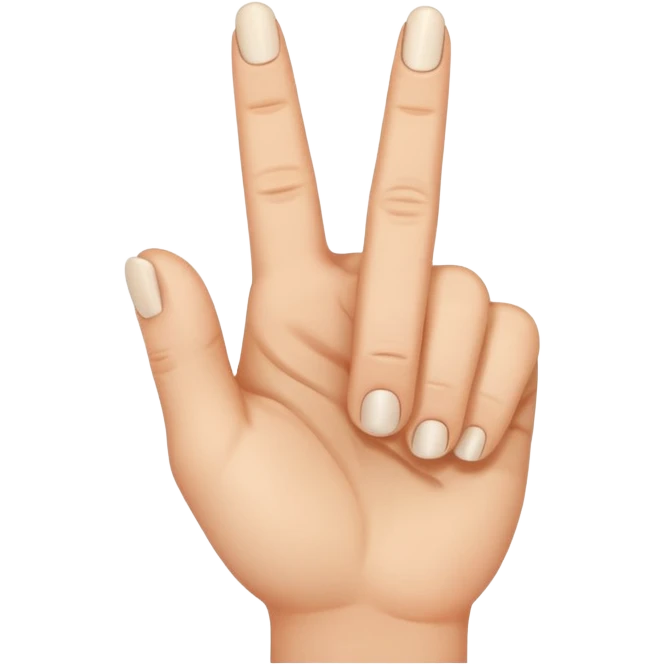 create a hand with middle finger down emoji