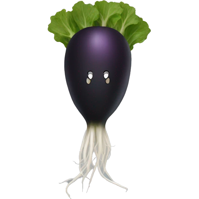 black radish no face emoji