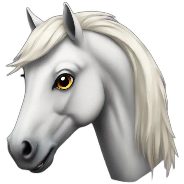 Mad horse emoji