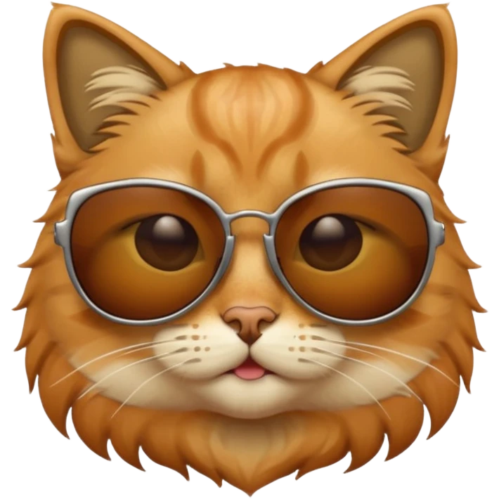 Cat wearing sunglasses emoji