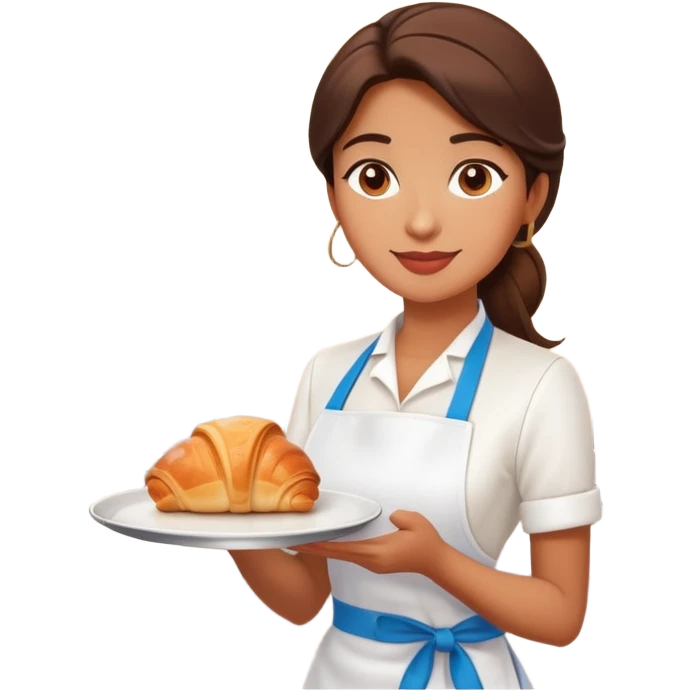 waitress at paris spam cafe emoji