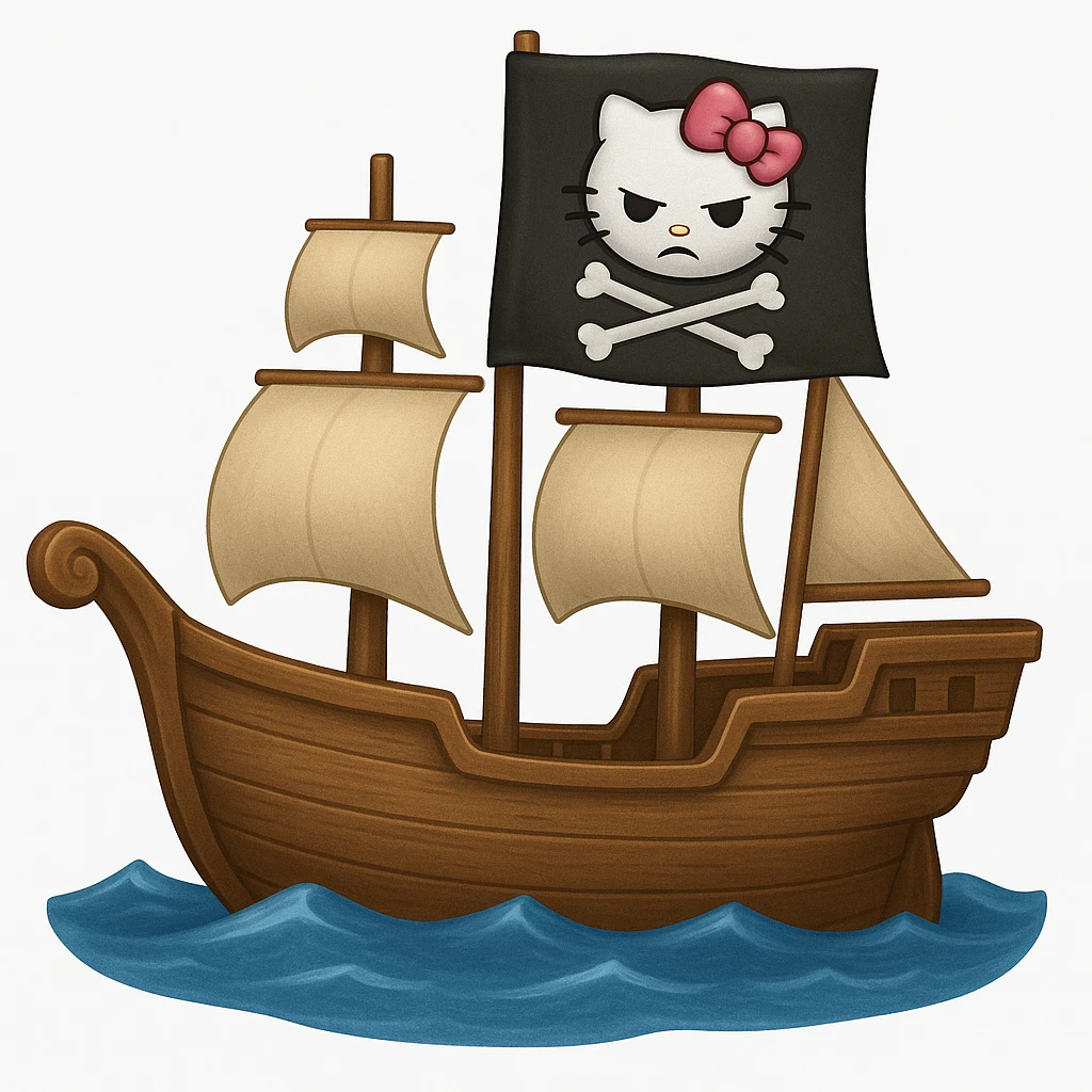 pirate ship emoji