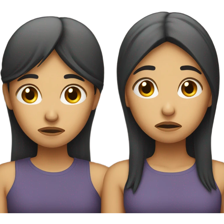 2 women crying  emoji