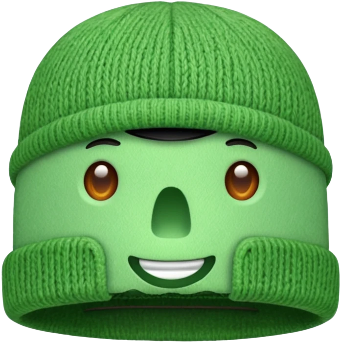 Green hat, Lost & Found Object. emoji