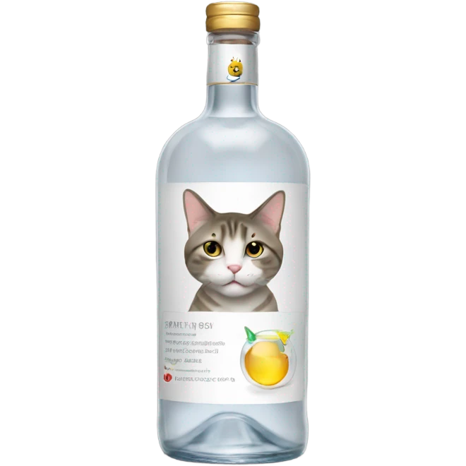 cat vodka emoji