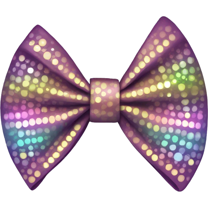 A disco with a aesthetic bow on it emoji