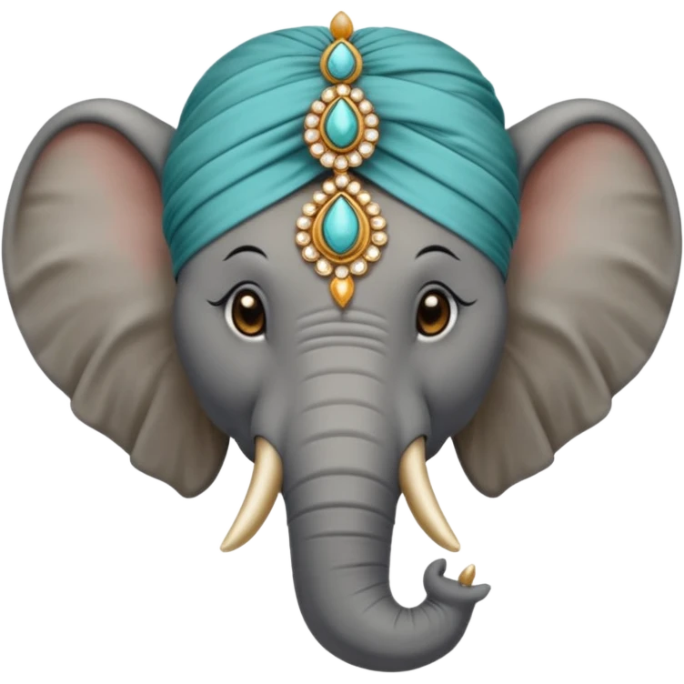 un éléphant indien du maharadja emoji