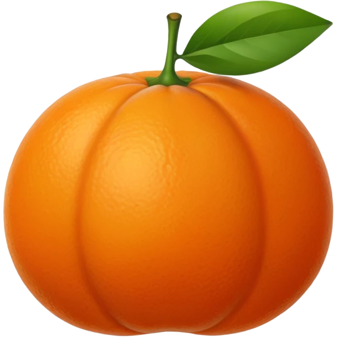 mandarynka bez buzi emoji