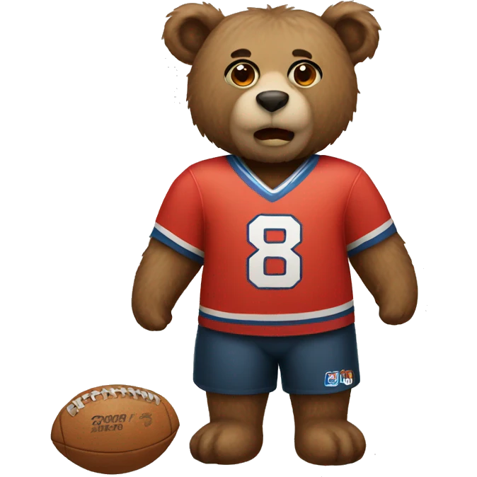 bear in a jersey emoji