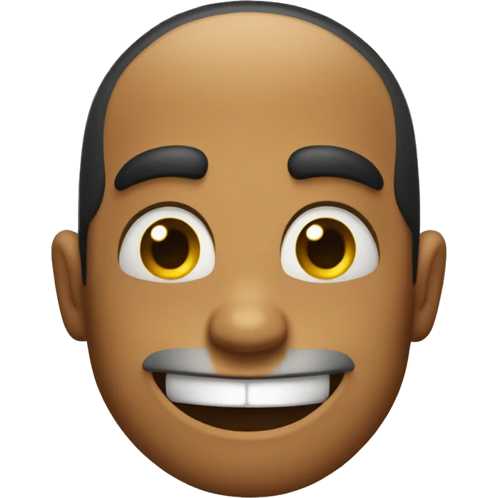 Cringe smile emoji