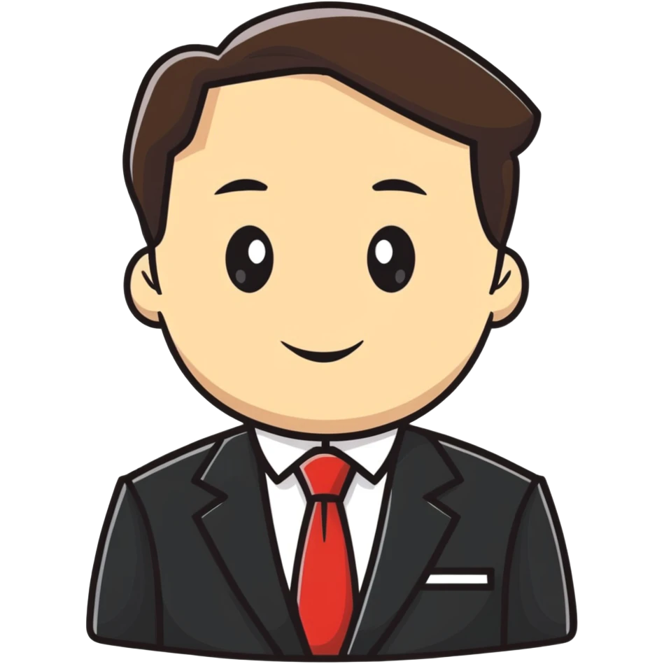 Professional diplomat in formal attire at international meeting emoji