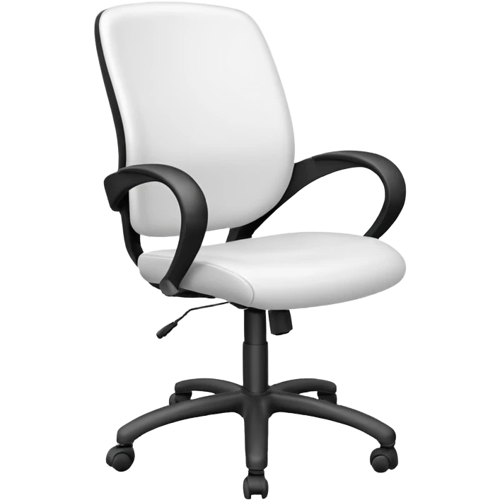 Egronomic white chair emoji