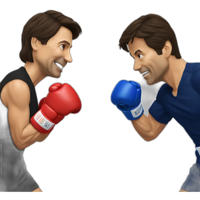 giorgia meloni and giuseppe conte boxing emoji