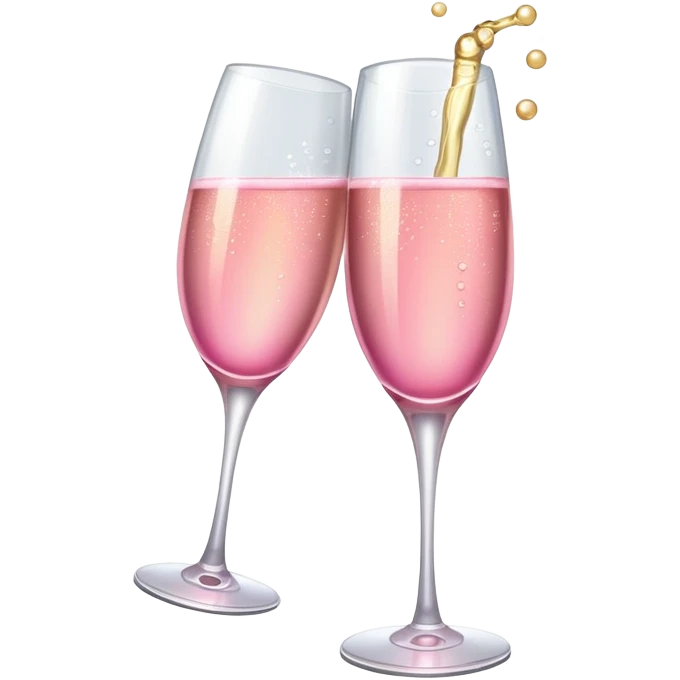 champagne pink emoji