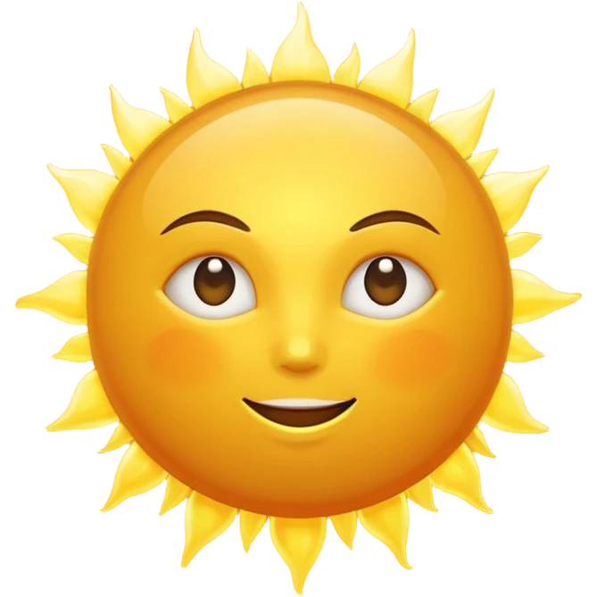 güneş emoji