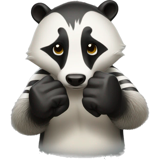 thumbs down badger emoji