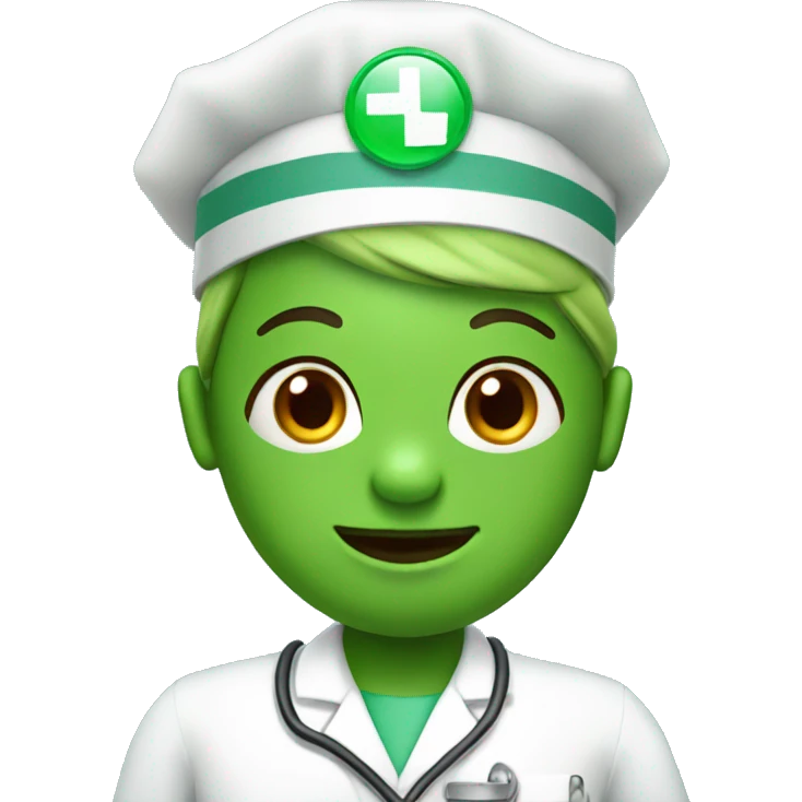Frog-nurse emoji