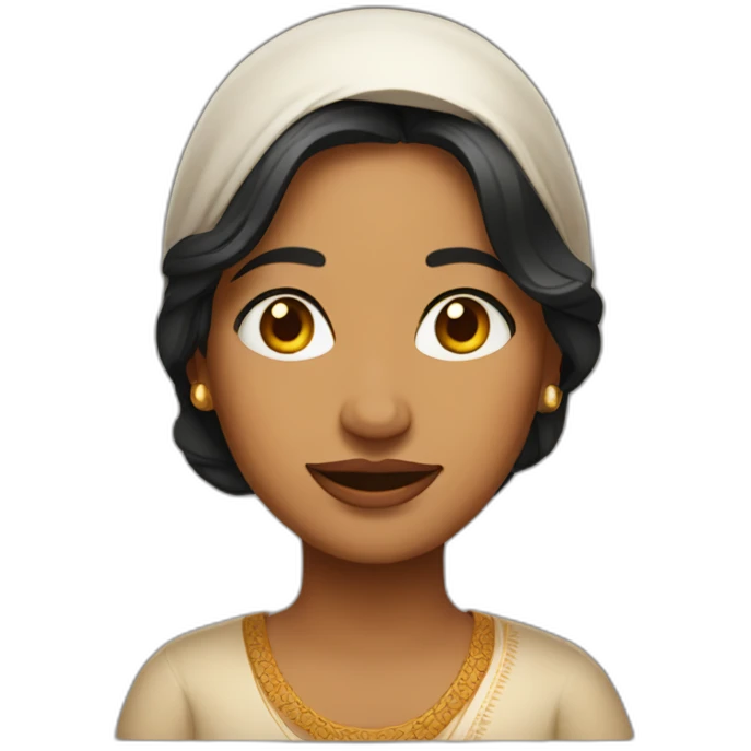Mujer India americana emoji
