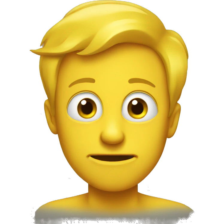 A yellow emoji that is crazy  emoji
