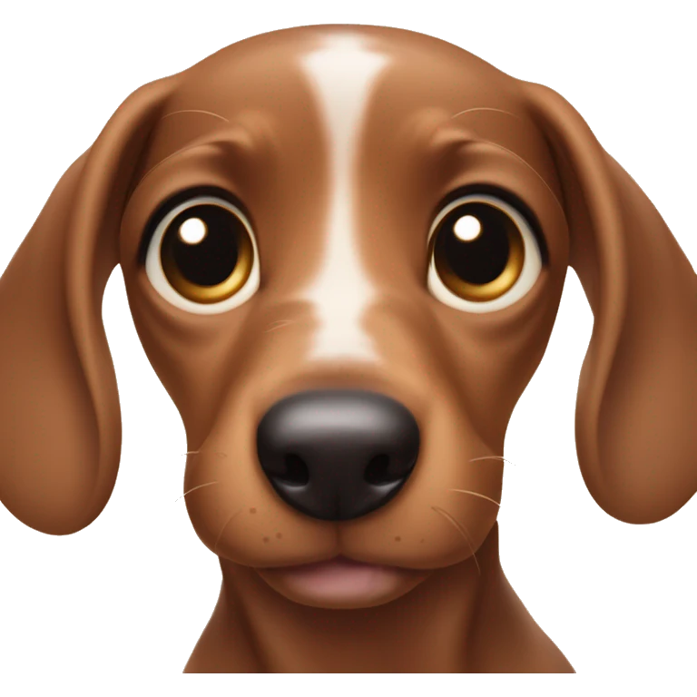 sausage dog puppy eyes emoji