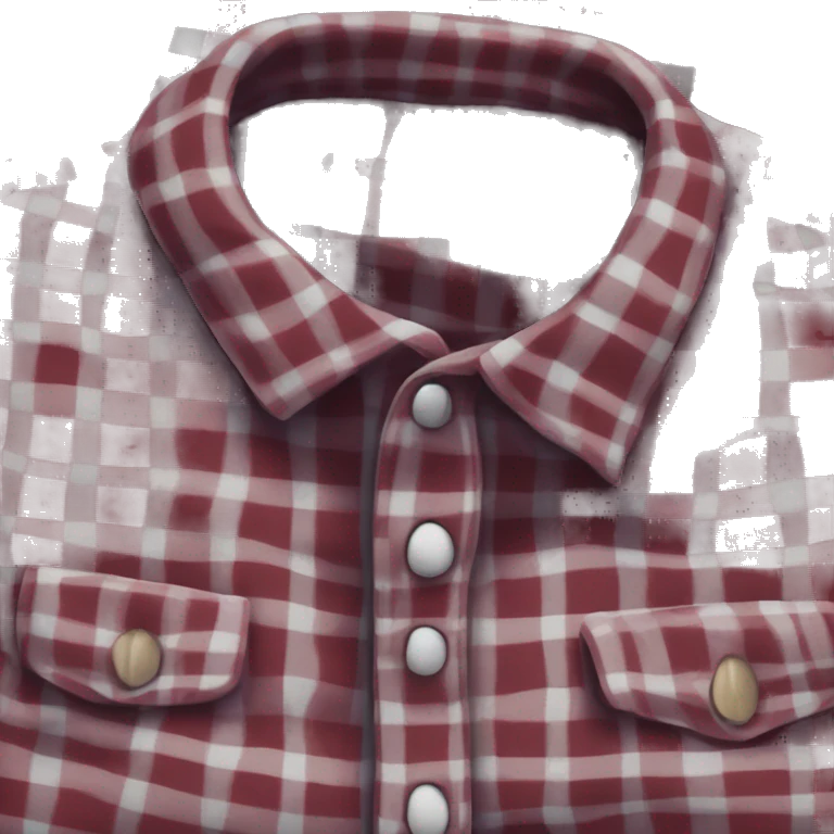 Small flannel shirt  emoji